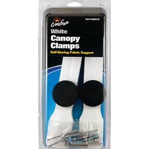 CANOPY CLAMPS WHITE 1PR/PK CANOPY CLAMPS WHITE 1PR/PK