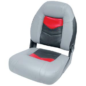SEAT PRO-ANGLER GREY RED CHAR SEAT PRO-ANGLER GREY RED CHAR