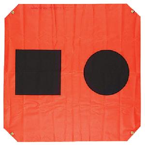 3’X3′ ORANGE DISTRESS FLAG 3’X3′ ORANGE DISTRESS FLAG