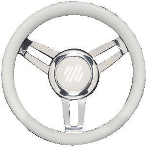 STEERING WHL WHT VINYL CHROM