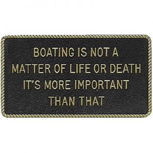 BOATING IS NOT A MATTER OF BOATING IS NOT A MATTER OF