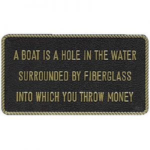 FUN PLAQUE A BOAT IS FUN PLAQUE A BOAT IS