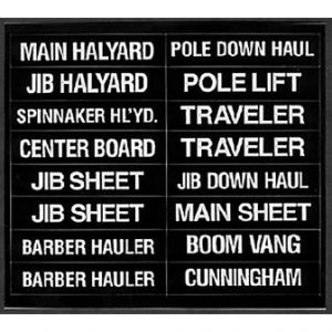 LABELS FOR SAILBOATS 16/PK LABELS FOR SAILBOATS 16/PK