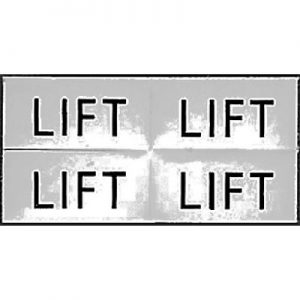 IDENTI LABEL LIFT 4/PK IDENTI LABEL LIFT 4/PK