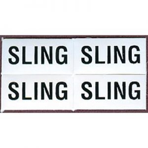 IDENTI LABEL SLING 4/PK IDENTI LABEL SLING 4/PK