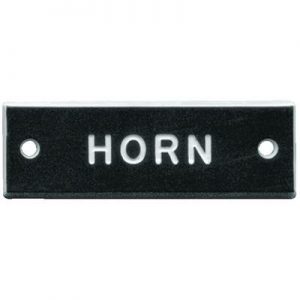 NAMEPLATE-HORN PKG/5