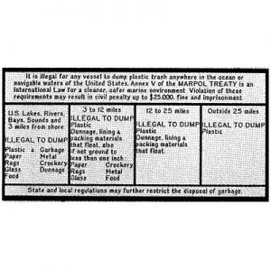 ILLEGAL DUMPING PLAQUE ILLEGAL DUMPING PLAQUE