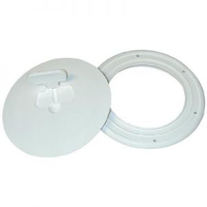 CAM LOCK DECK PLATE 8″ WHITE CAM LOCK DECK PLATE 8″ WHITE