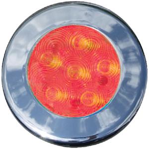 LED RECESSED PUCK 3 BEZELS RED LED RECESSED PUCK 3 BEZELS RED