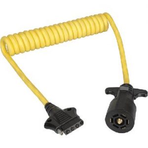 COILED ADAPTER-7WAY TO 5WAY 8′ COILED ADAPTER-7WAY TO 5WAY 8′