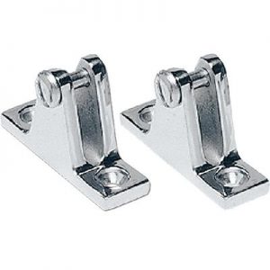 DECK HINGE CHR. 1PR/CD DECK HINGE CHR. 1PR/CD