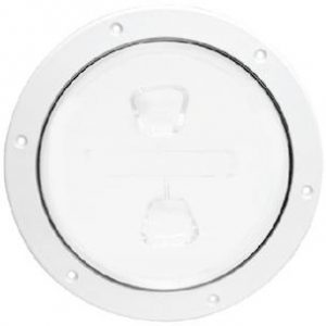 DECKPLATE 4IN SCREW WHITE DECKPLATE 4IN SCREW WHITE