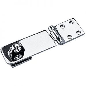 HEAVY DUTY HASP 4-1/4IN CHR/BR HEAVY DUTY HASP 4-1/4IN CHR/BR