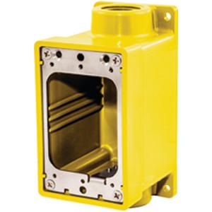 WATERTIGHT FD BOX 3/4″ YELLOW