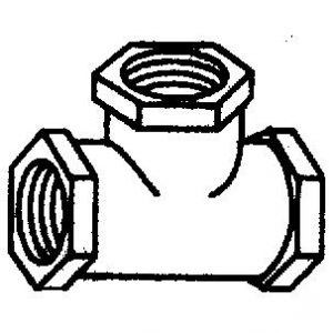 PLASTIC TEE 1/2 PLASTIC TEE 1/2