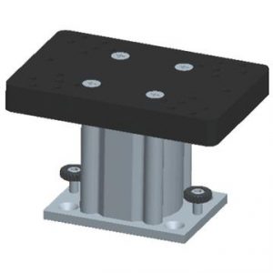 FIXED BASE PED MOUNT-ALUM 6IN