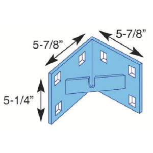 CORNER PLATE W/ANCHOR CHAIN CORNER PLATE W/ANCHOR CHAIN
