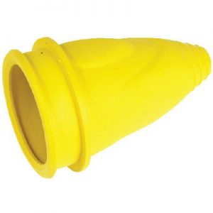 30 AMP PLUG (M) COVER YELLOW