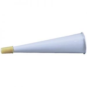 WHITE ALUMINUM FOG HORN WHITE ALUMINUM FOG HORN