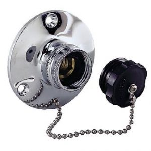 WATER INLET FITTING W/PLUG