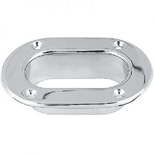 CHR BRZ OVAL HAWSE HOLE PLATE CHR BRZ OVAL HAWSE HOLE PLATE