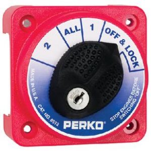 COMPACT BATTERY SWITCH W/LOCK COMPACT BATTERY SWITCH W/LOCK